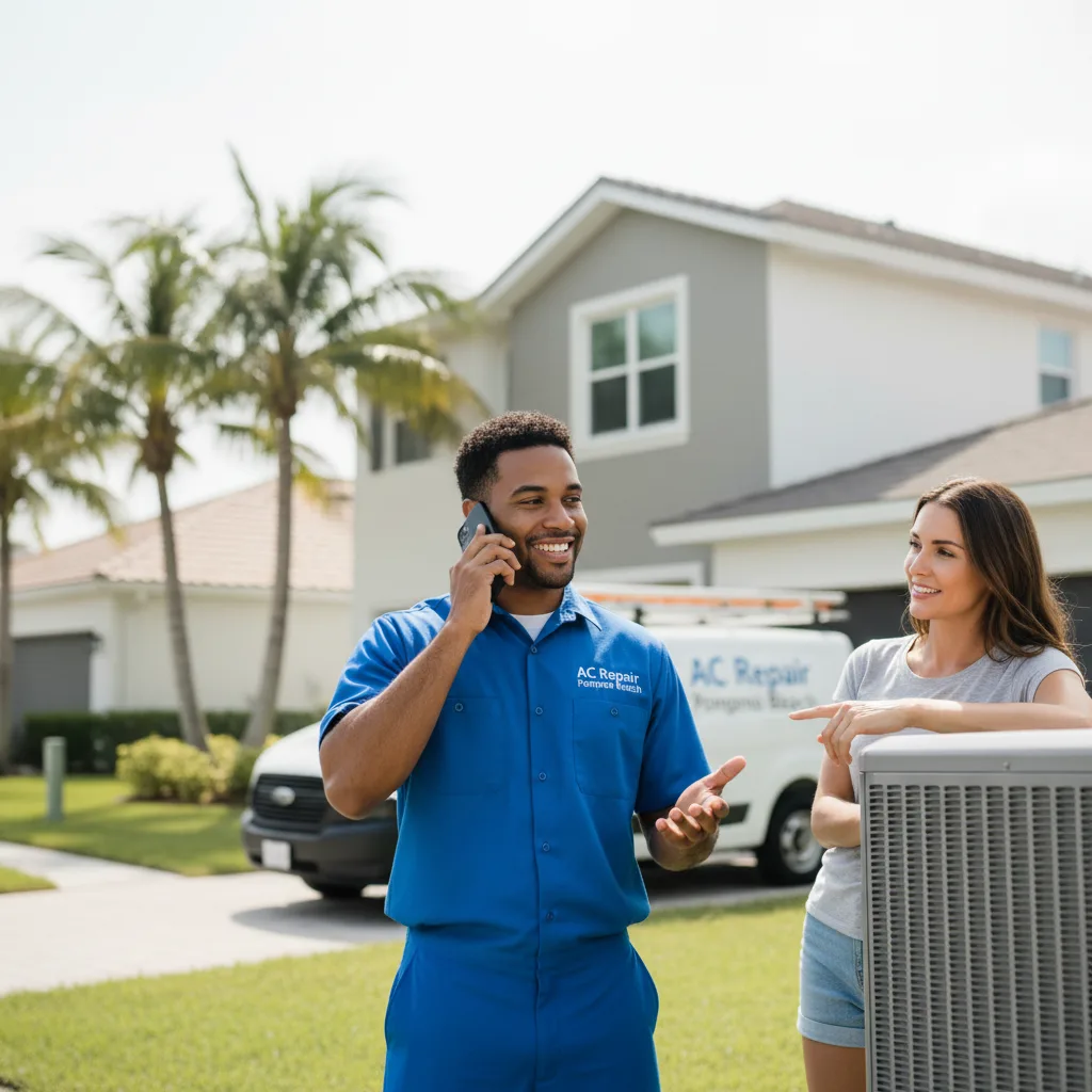 AC Repair Pompano Beach customer support in Cloverdale